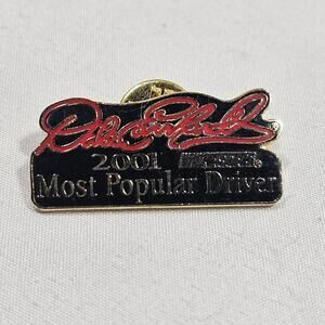 DALE EARNHARDT SR NASCAR 2001 MOST POPULAR DRIVER HAT LAPEL PIN